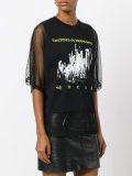 sheer layer T-shirt 