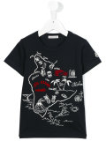 map print T-shirt 
