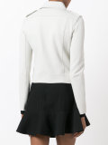 asymmetric zip biker jacket