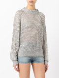 open knit jumper
