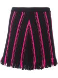 embroidered mini skirt 