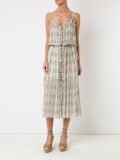 jacquard midi dress
