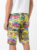 printed knee length shorts