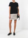frill detail T-shirt