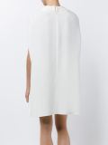 multi strand collar cape dress