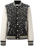embellished bomber jacket