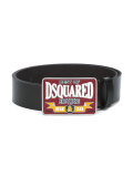 logo plaque belt