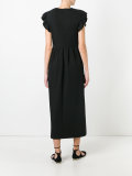 frill sleeve maxi dress 