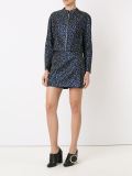 abstract print skort