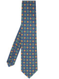 geometric print tie