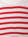 slit detailing striped jumper