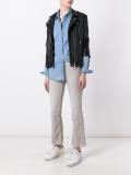 cropped flared trousers