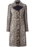 leopard print coat