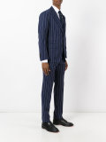 striped two-button suit