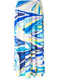 printed pleated skirt 