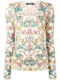 floral patterned cardigan 