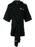 short tie waist hoodie