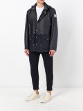 logo patch hooded jacket 