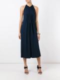 halterneck wide-legged playsuit