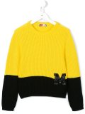 bi-colour jumper