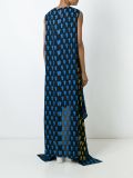 'Printed High Low' long dress