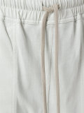 drop-crotch cropped trousers