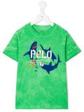 shark print T-shirt