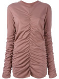 Rouched jersey top