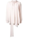 neck scarf blouse
