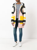 colour block coat