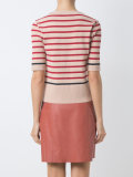 striped knit top