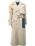 padded shoulder mid coat