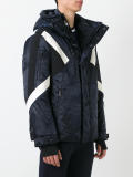 geometric padded jacket