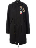 patch military coat 