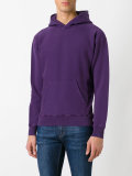 logo print hoodie