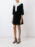 ruffled collar dress