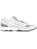 metallic patchwork running sneakers 