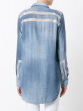 stripes detail shirt