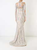 beaded gown