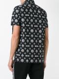 monogram print shortsleeved shirt