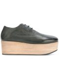 platform lace-up shoes