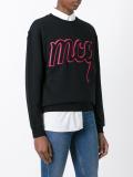 logo patch sweatshirt