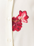 floral-print shirt