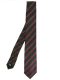diagonal striped tie