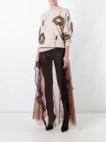 tulle full length high waist skirt