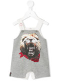 lion print romper