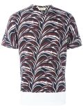 plant print T-shirt