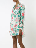 floral print shirt dress
