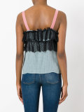 lace detail sleeveless top