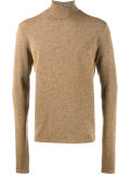 speckled turtle neck knit